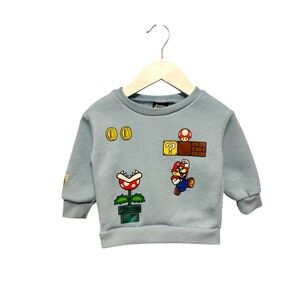 ⭐️ 5/$30 Super Mario Kids Sweater size 12 Months